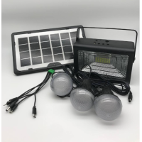 CL-03  портативний ліхтар із 3 LED лампами та сонячною панеллю